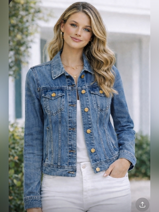 J. Crew Jackets & Blazers - J. Crew Classic Indigo Denim Jean Jacket - Women's Size XS